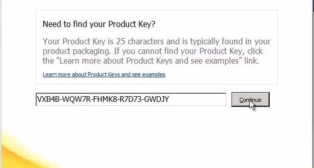 find office product key on computer